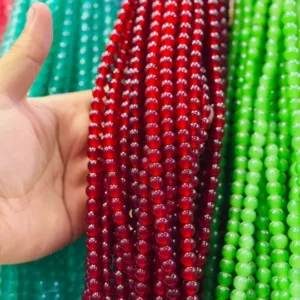 1 Lari 8mm Glass Beads – Variety of Colors for Jewelry Making