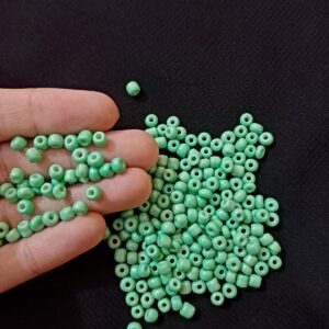 240 Pcs 4mm Opaque  Glass Seed Beads For Jewelry Making Embroidery DIY Bracelet
