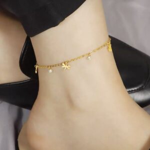 Golden Anti-Tarnish Anklet