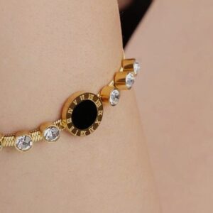 Stainless steel L 316 polish balwari bracelet