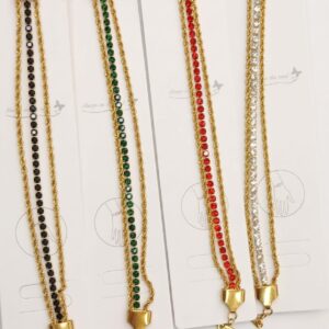 Stainless  steel L 316 bracelet 3 line