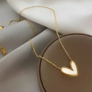 Golden Anti-Tarnish Heart Pendant