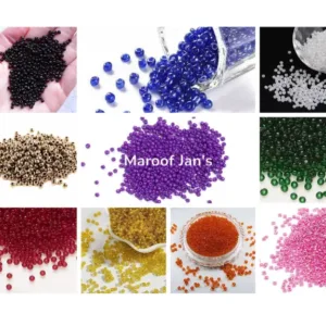 12000+Pcs Pack Of 10 Colors 3mm Glass Seed Beads For Jewelry Making Embroidery DIY Bracelet Necklace Earrings Crafting etc