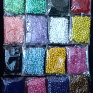 Pack Of 10 Colors 4800Pcs 4mm Multicolor Glass Seed Beads For Jewelry Making DIY Bracelet Necklace Earrings Crafting Keychain Embroidery Tasbeeh Etc